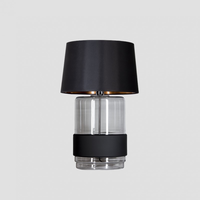 Levně 4concepts Designová stolní lampa UMBRIEL BLACK Barva: Černo/zlatá