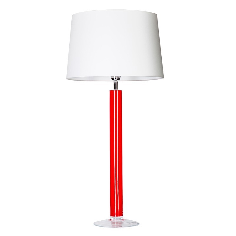 Levně 4concepts Designová stolní lampa FJORD RED Barva: Bílá