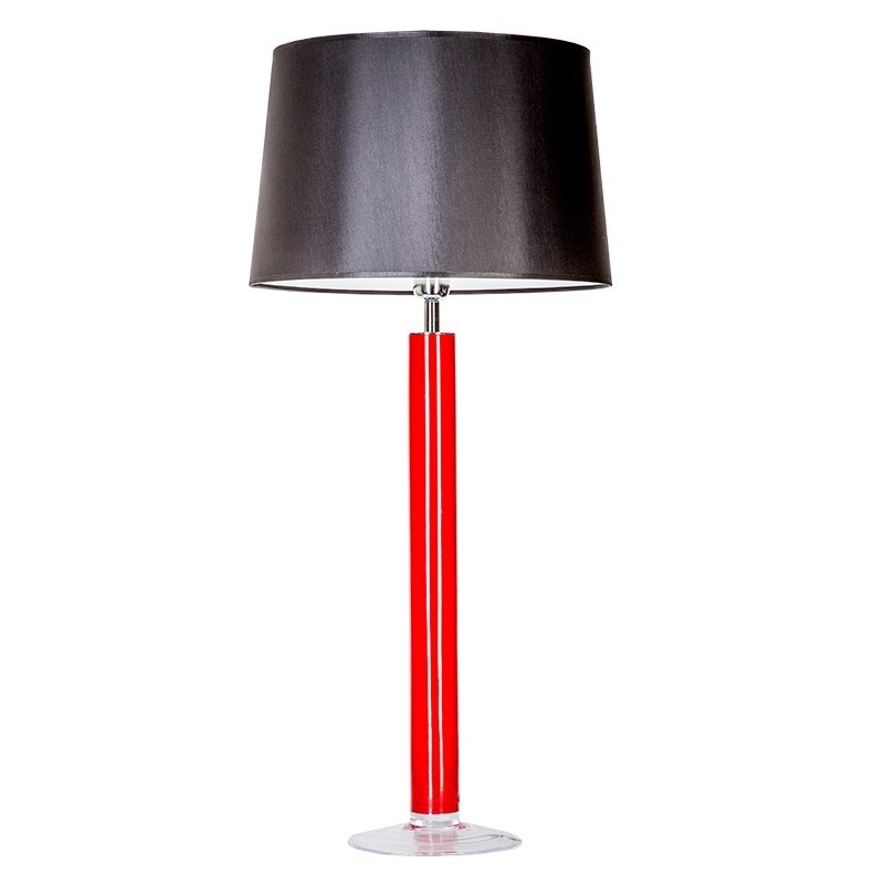 Levně 4concepts Designová stolní lampa FJORD RED Barva: Černo-bílá
