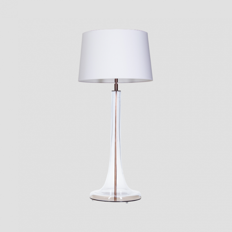 Levně 4concepts Luxusní stolní lampa LOZANNA TRANSPARENT Barva: Bílá