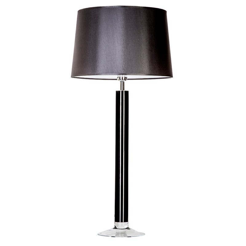 Levně 4concepts Designová stolní lampa FJORD BLACK Barva: Černo-bílá