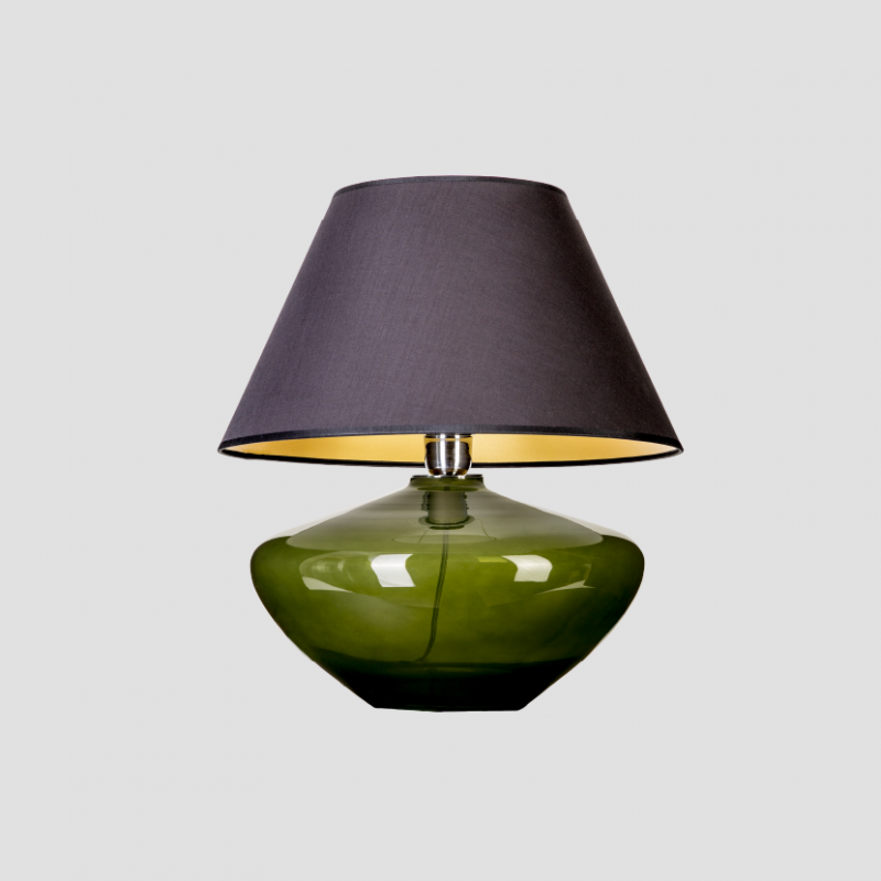 Levně 4concepts Designová stolní lampa MADRID GREEN Barva: Černá