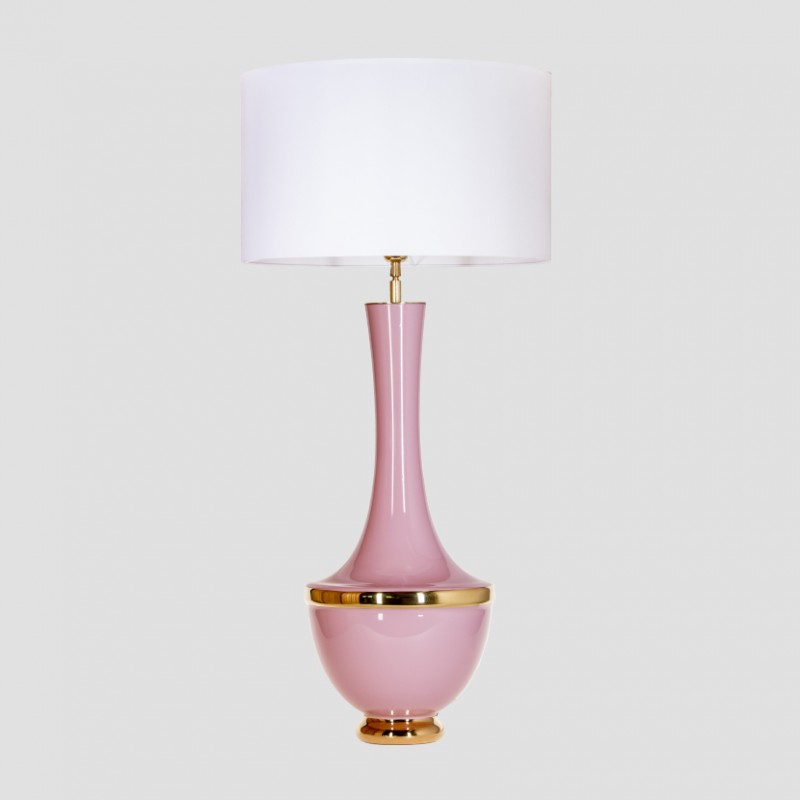 Levně 4concepts Designová stolní lampa TROYA ROUGE Barva: Bílá