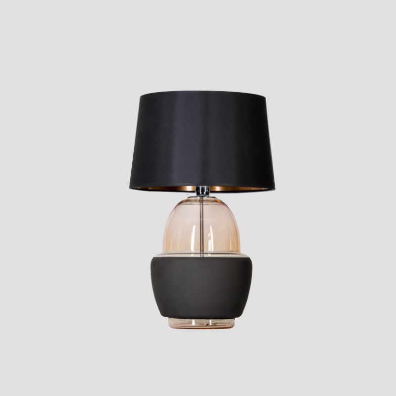 Levně 4concepts Designová stolní lampa ARIEL AMBER Barva: Bílo-béžová
