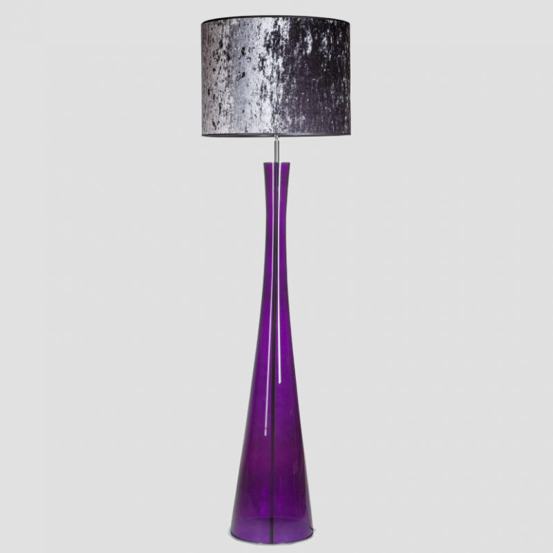 Levně 4concepts Luxusní stojací lampa SIENA LAVENDER Barva: Samet