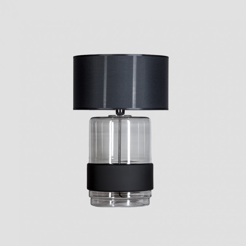 Levně 4concepts Designová stolní lampa UMBRIEL ANTHRACITE BLACK Barva: Černá
