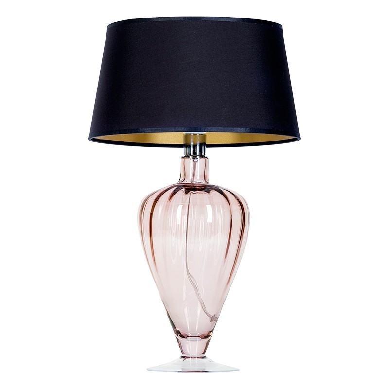 Levně 4concepts Luxusní stolní lampa BRISTOL TRANSPARENT COPPER Barva: Černo-zlatá