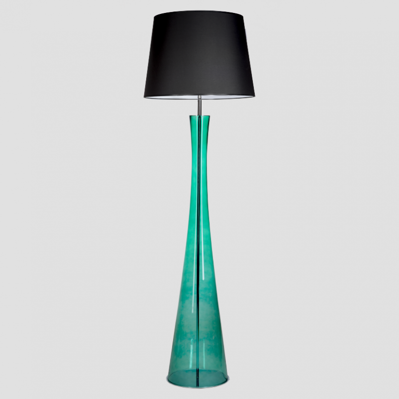 Levně 4concepts Luxusní stojací lampa SIENA GREEN Barva: Černo-bílá