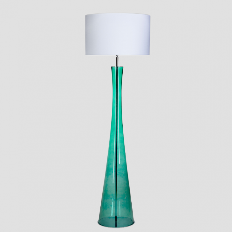 Levně 4concepts Luxusní stojací lampa SIENA GREEN Barva: Bílá