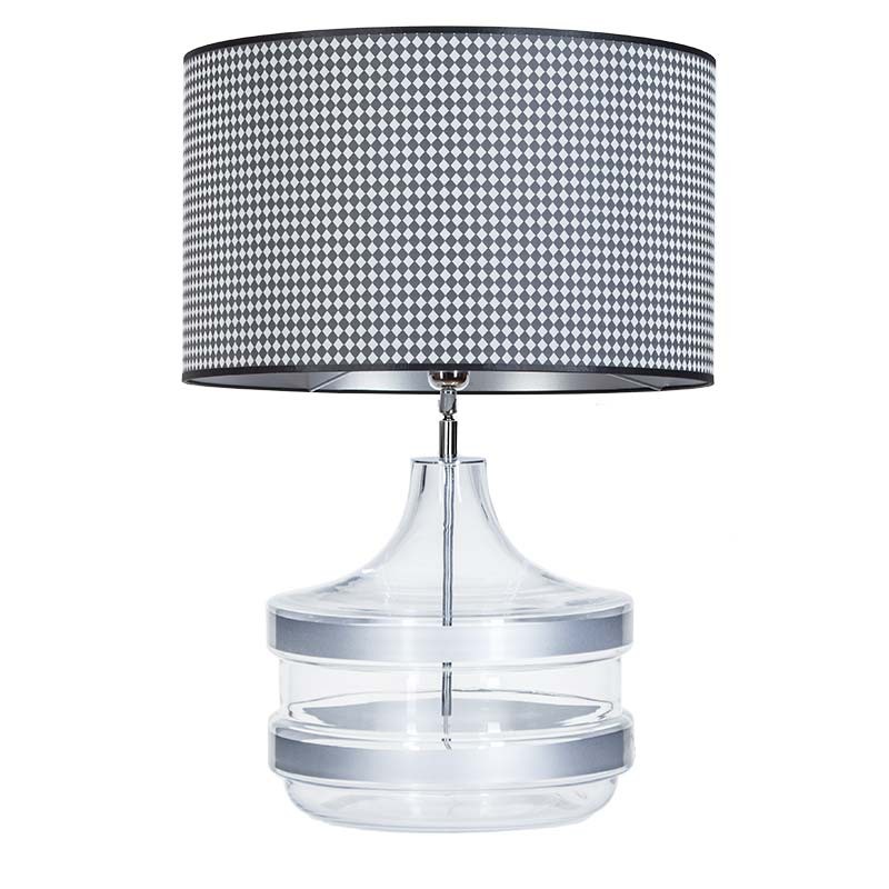 4concepts Designová stolní lampa BADEN BADEN SILVER