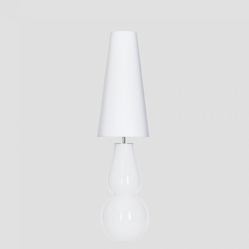 Levně 4concepts Designová stojací lampa MILANO WHITE