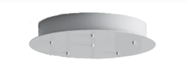 Baldachýn pro 6 svítidel Bomma Pyrite Barva: Broušená stříbrná