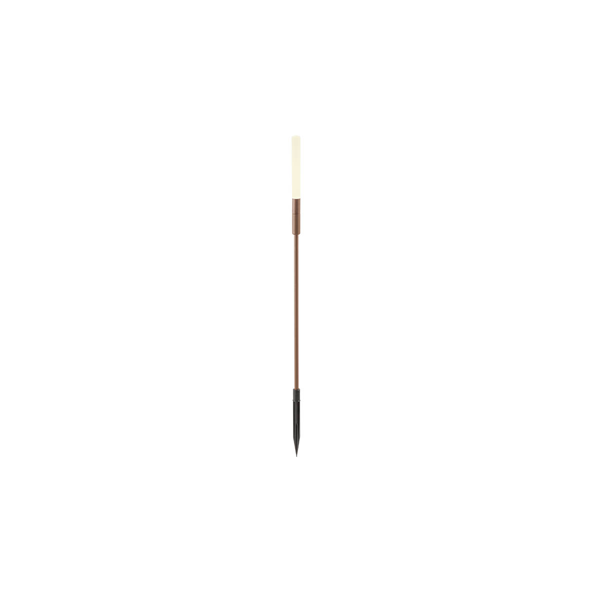 Redo LED venkovní zapichovací svítidlo TORCH, 74cm Barva: Hnědá