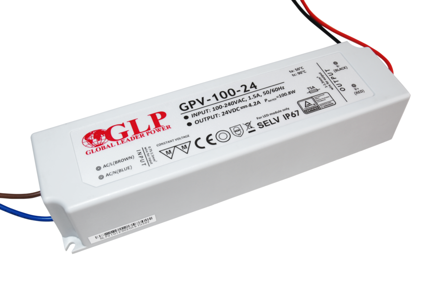 GLP GPV, 100W LED zdroj GPV-100-24, 4,2A, 24V
