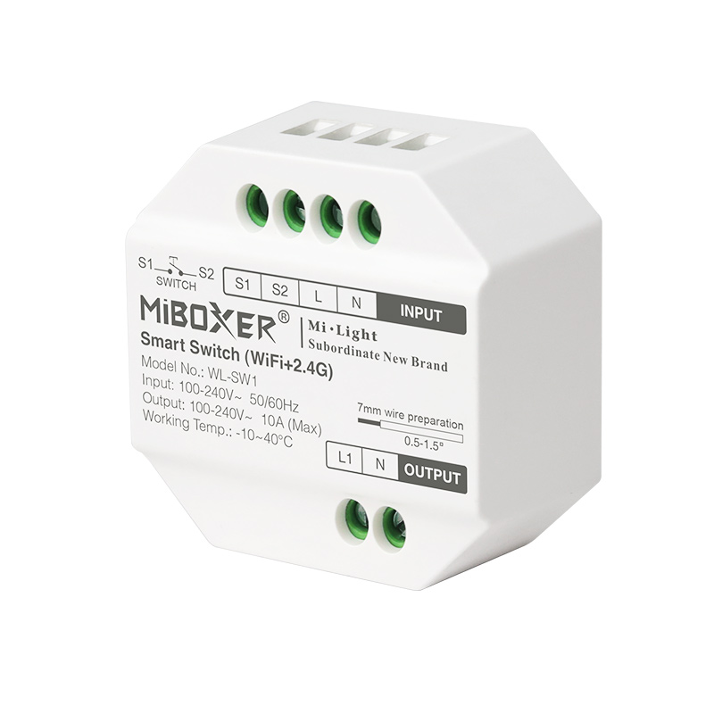 Levně Miboxer Spínač Mi-light, WiFi, 2.4GHz, WL-SW1