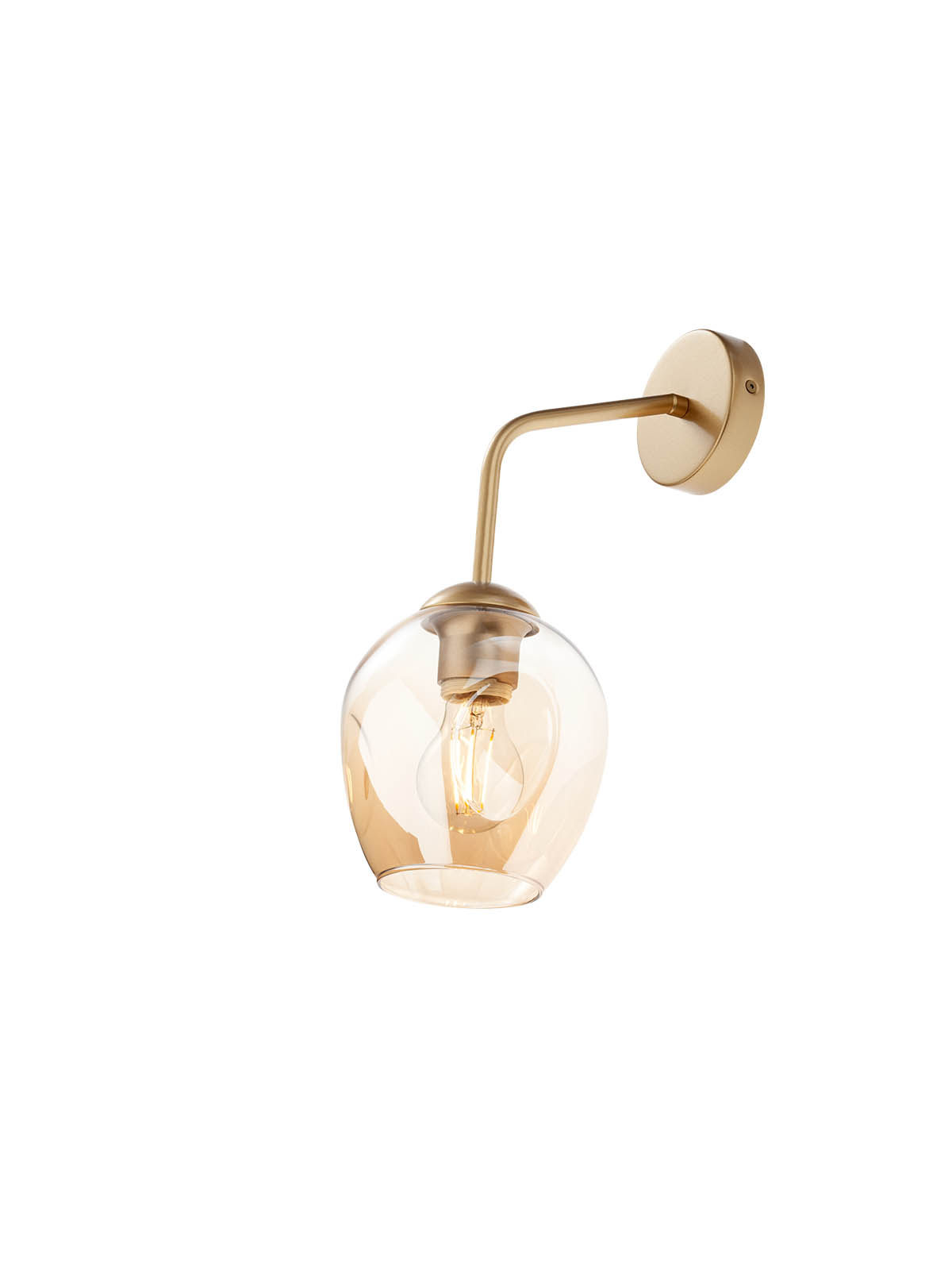 Smarter Nástěnné svítidlo Pierce, v.36cm Barva: Matná zlatá