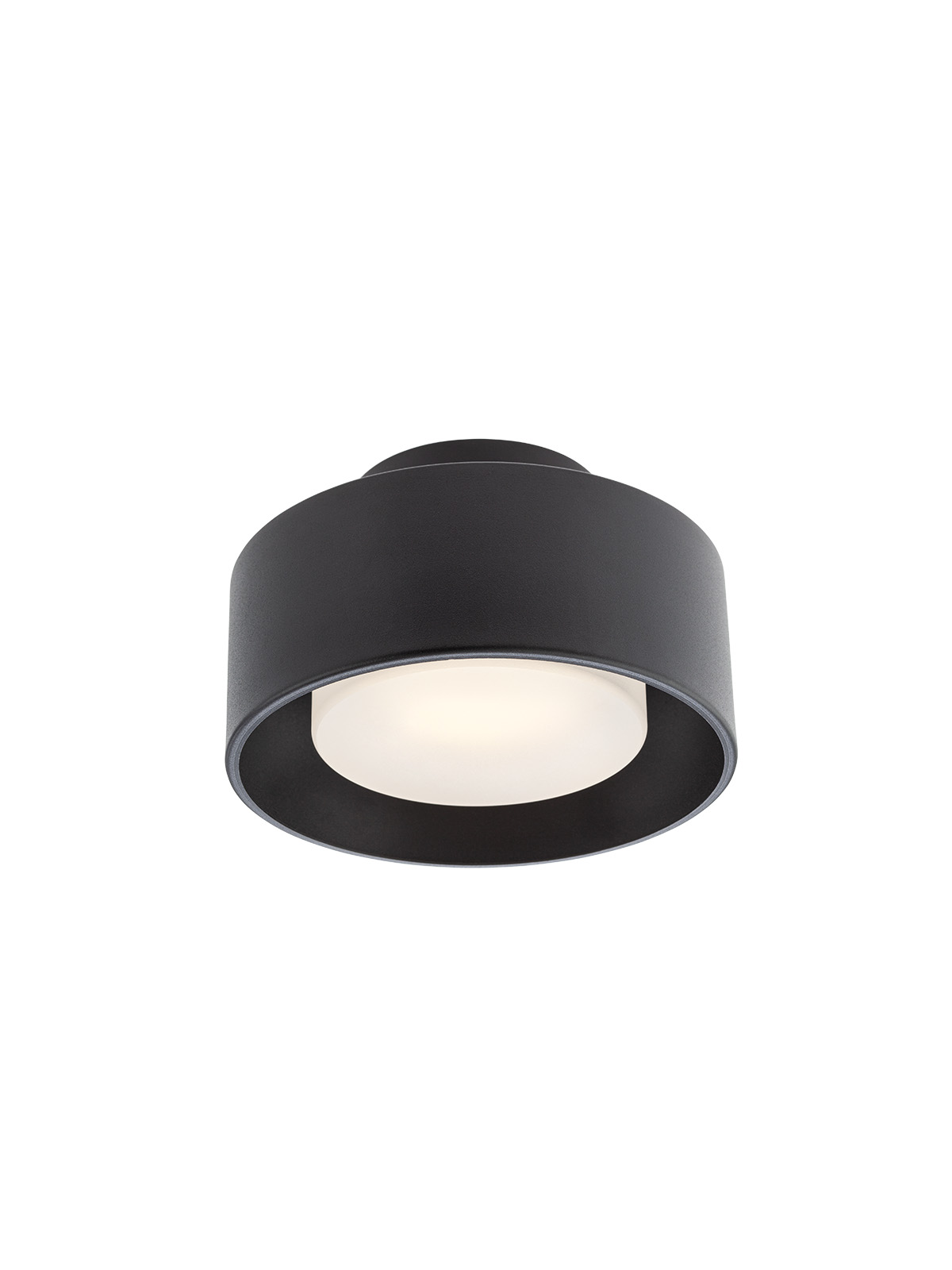 Smarter Stropní LED interiérové svítidlo Punkt, ø15cm Barva: Černá