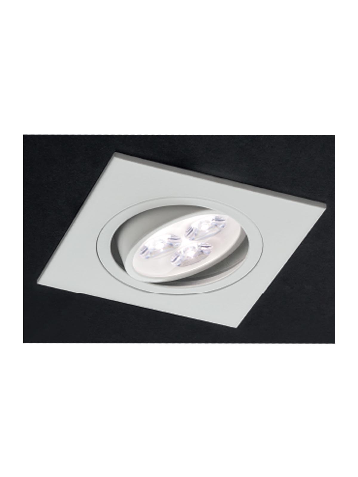 Smarter LED zapuštěné nastavitelné bodové Mt 116, š. 9,2cm Barva: Bílá