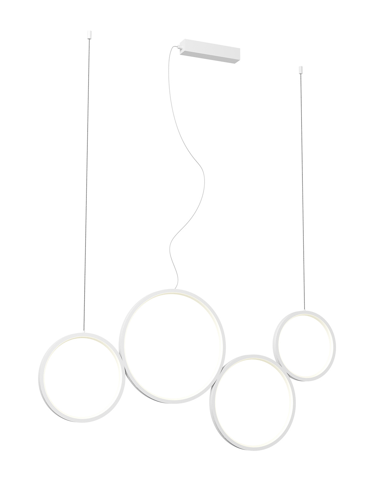 Smarter Závěsné LED interiérové svítidlo Athena, d.100cm Barva: Bílá
