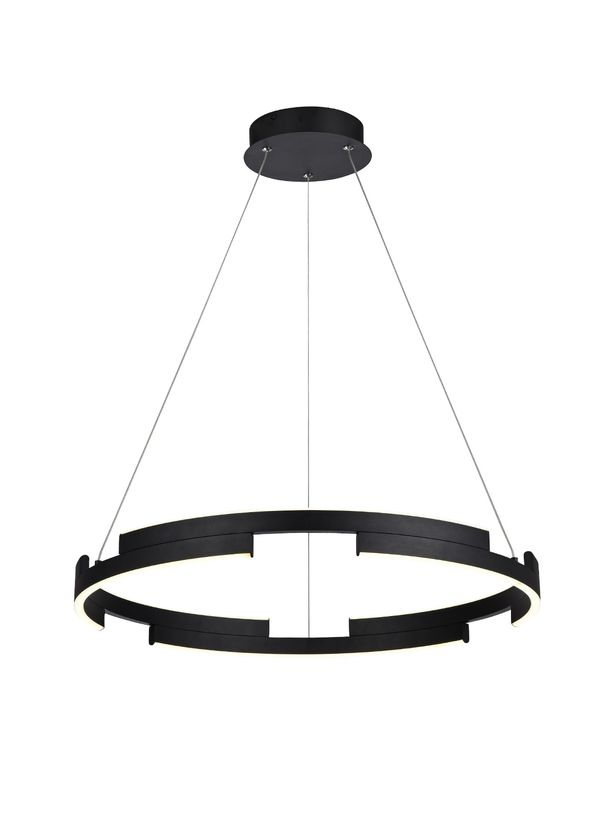 Smarter Závěsné LED interiérové svítidlo Castle, ø60cm Barva: Černá