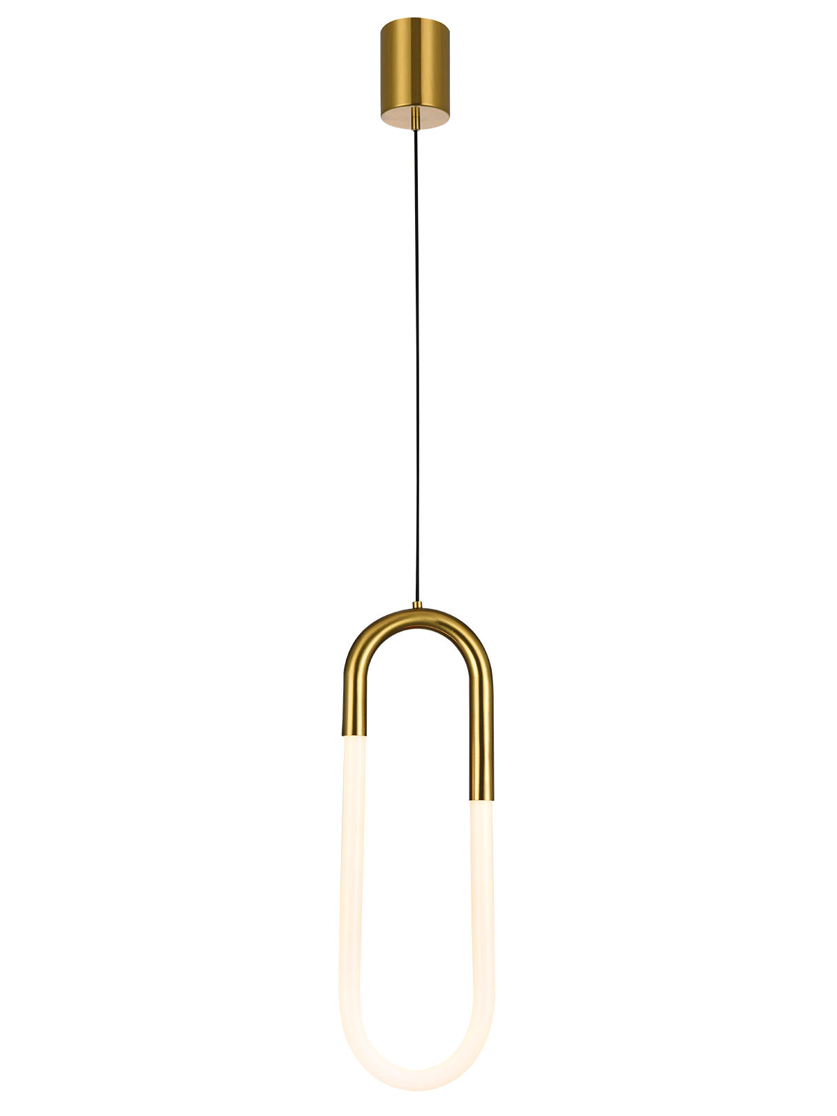 Smarter Závěsné LED svítidlo Latium, v.138cm Barva: Mosaz