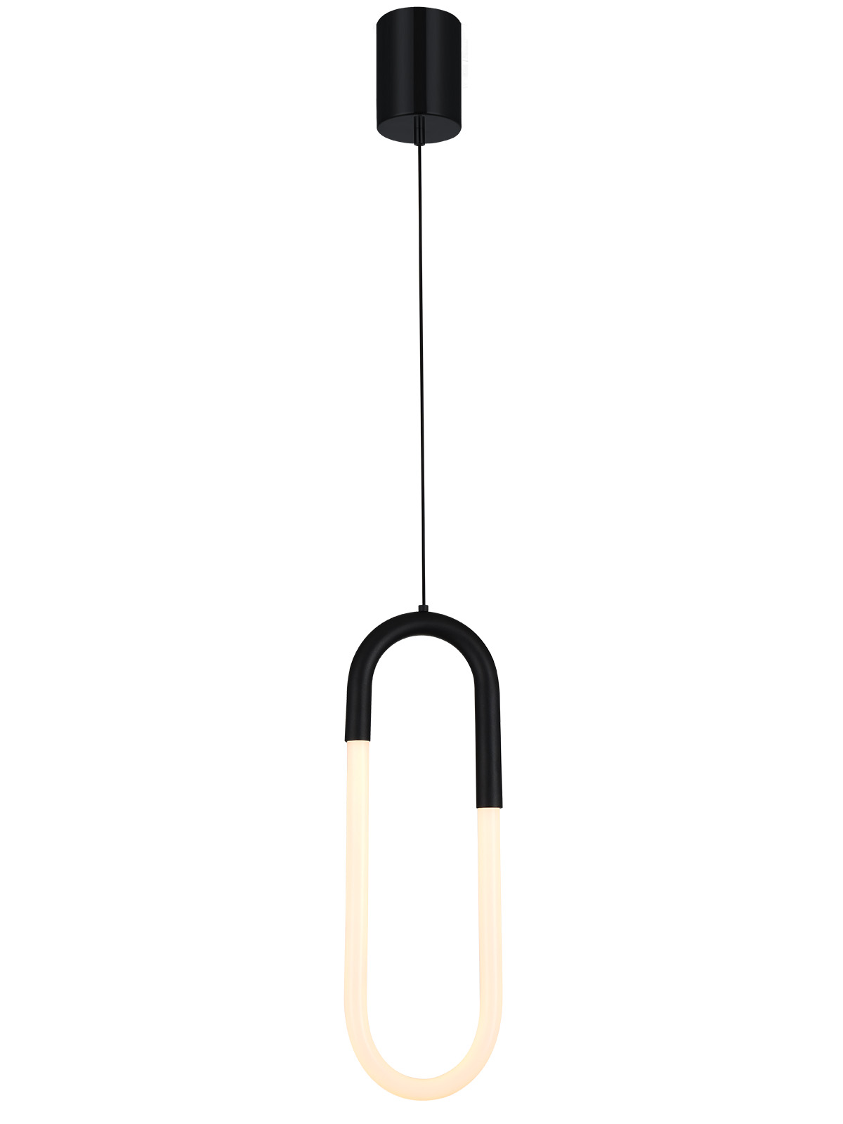 Smarter Závěsné LED svítidlo Latium, v.138cm Barva: Černá