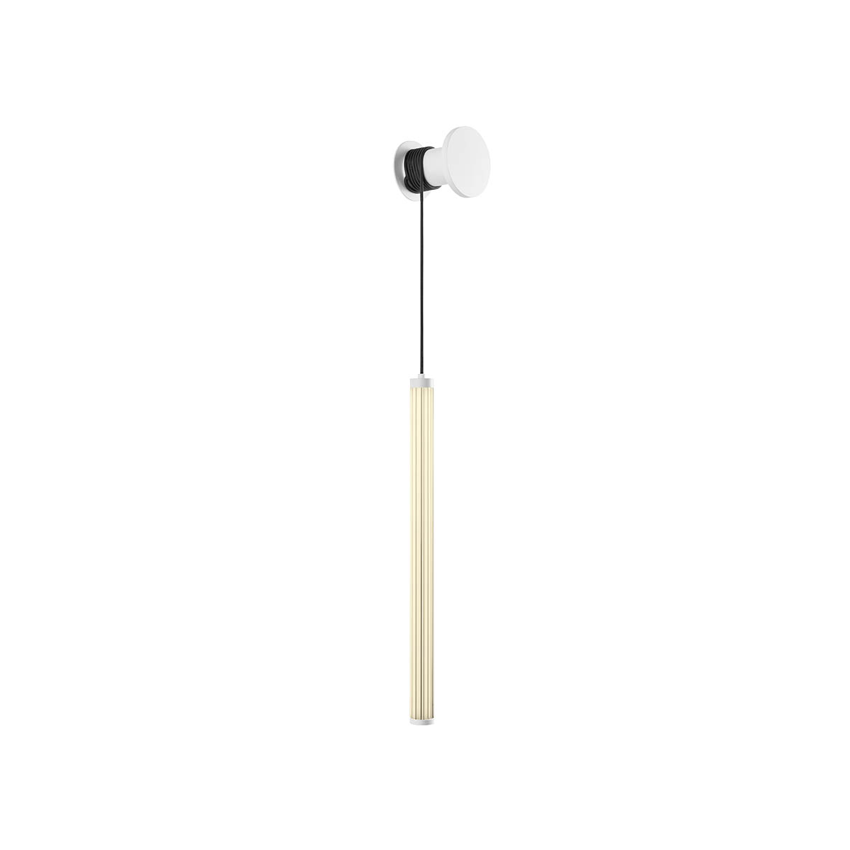 Redo Designové nástěnné LED svítidlo SWING, v.39cm, strukturované Barva: Bílá