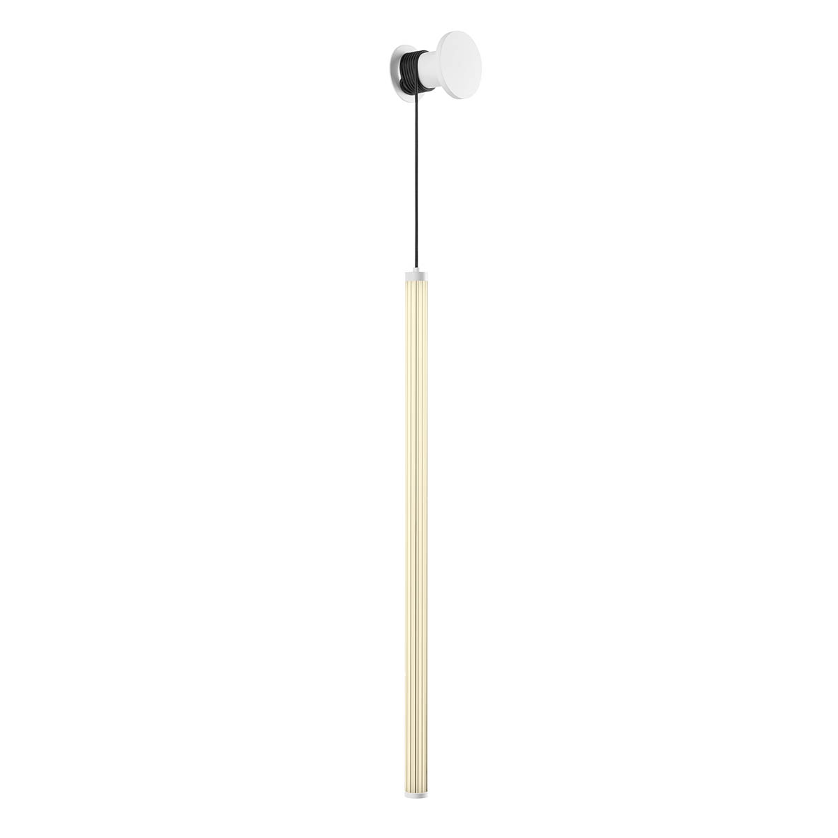Redo Designové nástěnné LED svítidlo SWING, v.74cm, strukturované Barva: Bílá