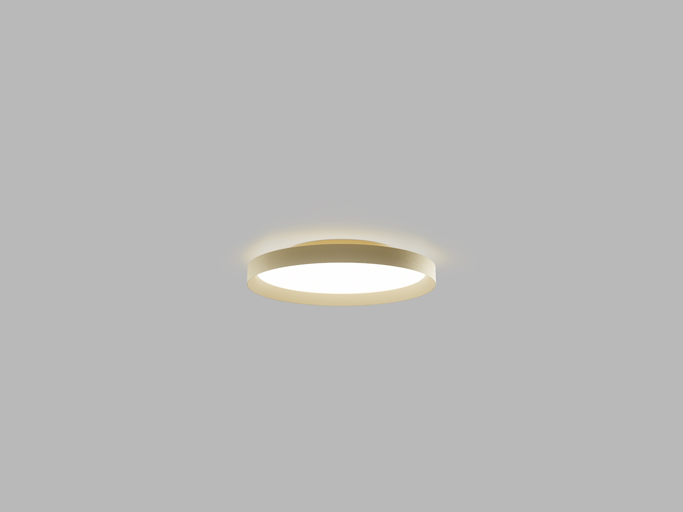 Led2 Stropní LED svítidlo MOON ø 40 cm Barva: Broušené zlato, Stmívání: Casambi TW