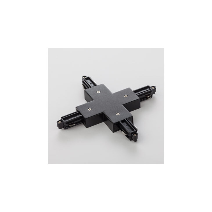 Arelux Křížový napáječ "X" pro 1F lištu MINI TRACK Barva: Černá