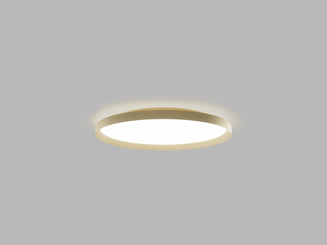 Led2 Stropní LED svítidlo MOON ø 60 cm Barva: Broušené zlato, Stmívání: ZigBee TW