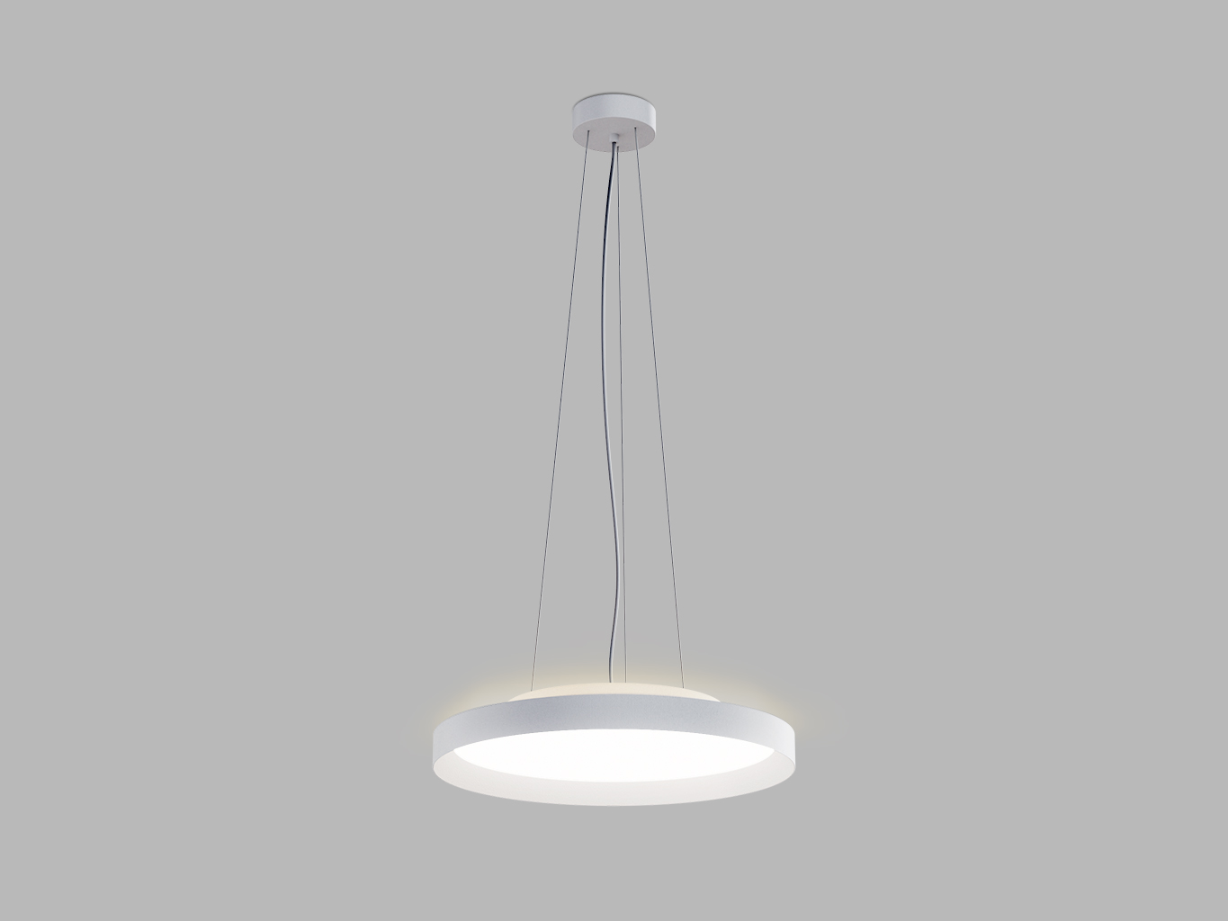 Led2 Závěsné LED svítidlo MOON P- Z, ø 40 cm Barva: Bílá, Stmívání: ZigBee TW
