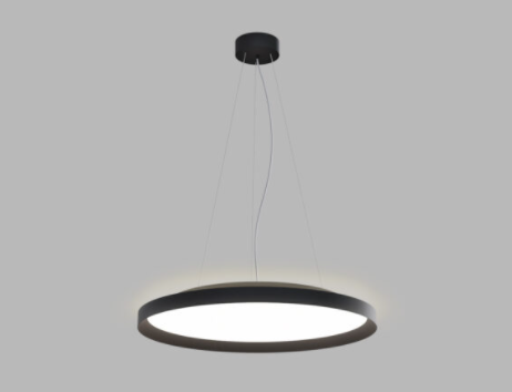 Led2 Závěsné LED svítidlo MOON P- Z, ø 60 cm Barva: Černá, Stmívání: DALI/PUSH