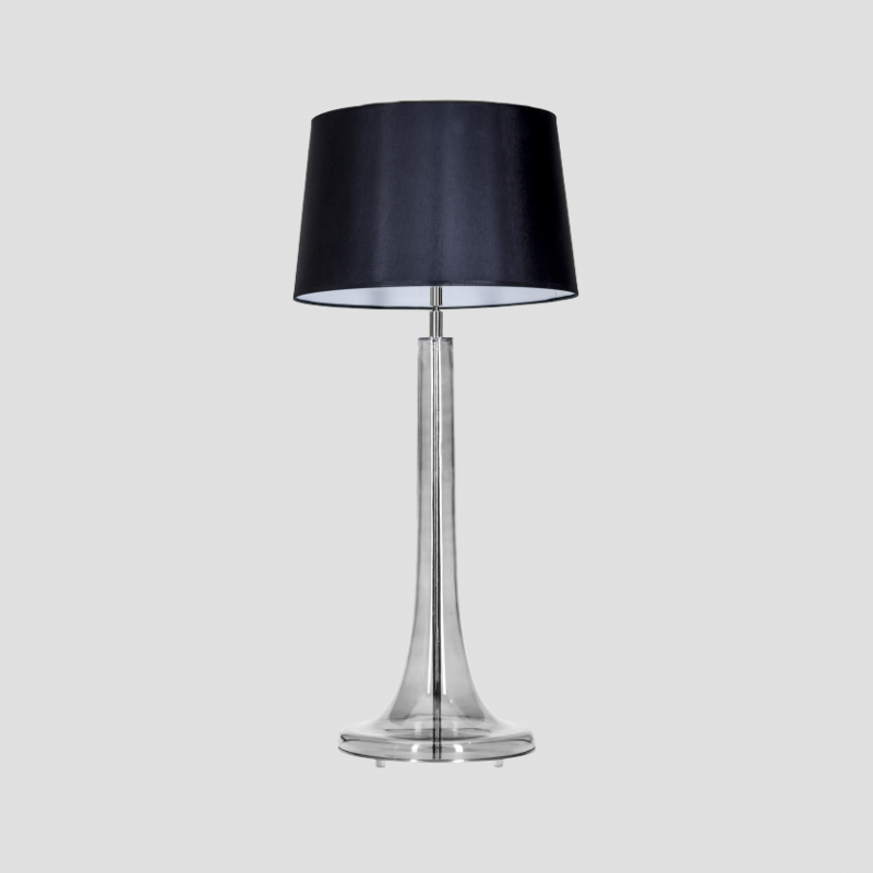Levně 4concepts Designová stolní lampa LOZANNA TRANSPARENT BLACK