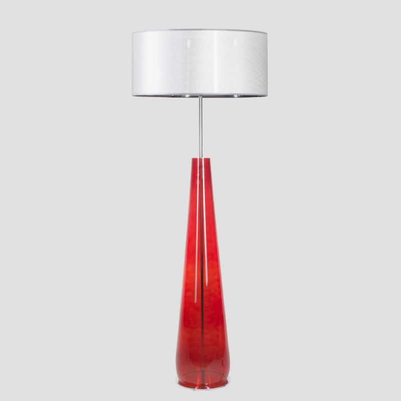 Levně 4concepts Designová stojací lampa BERLIN RED