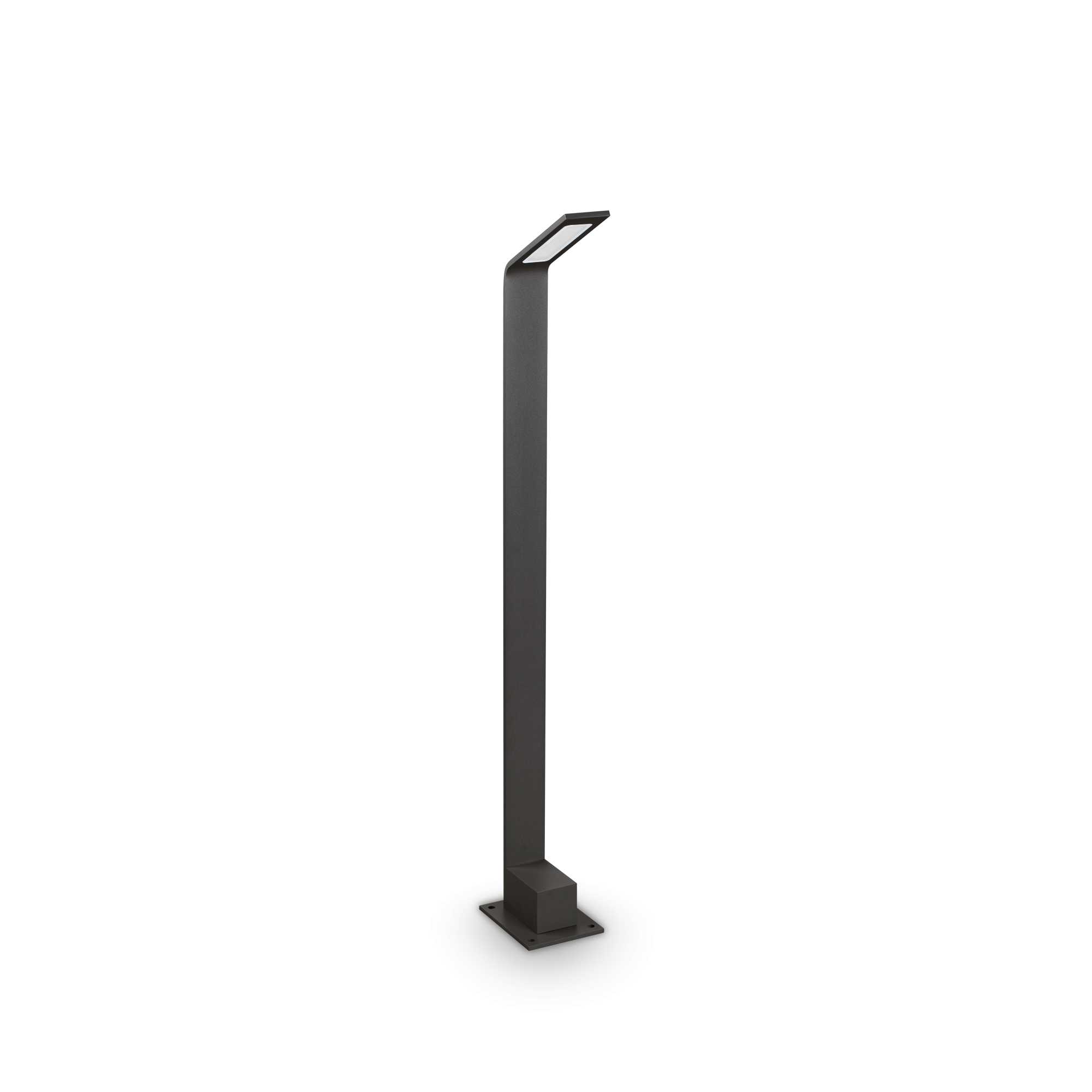 Ideal Lux Venkovní LED sloupek AGOS v.80cm Barva: Černá, Teplota světla: 4000K - denní bílá