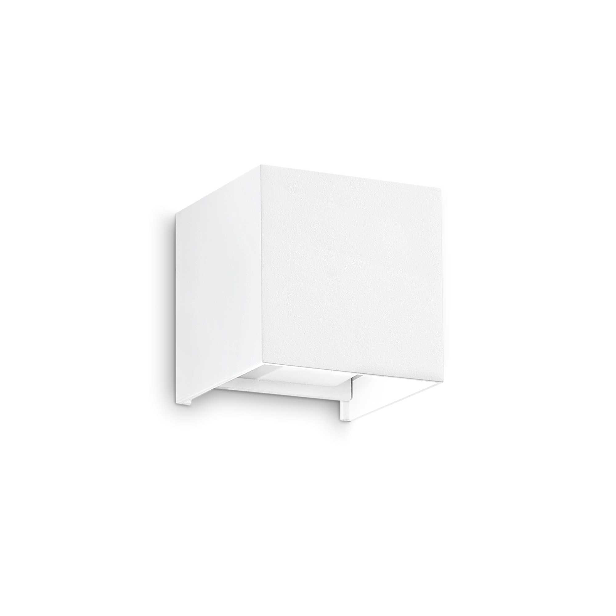 Ideal Lux Venkovní nástěnné LED svítidlo ATOM d.10cm Barva: Bílá