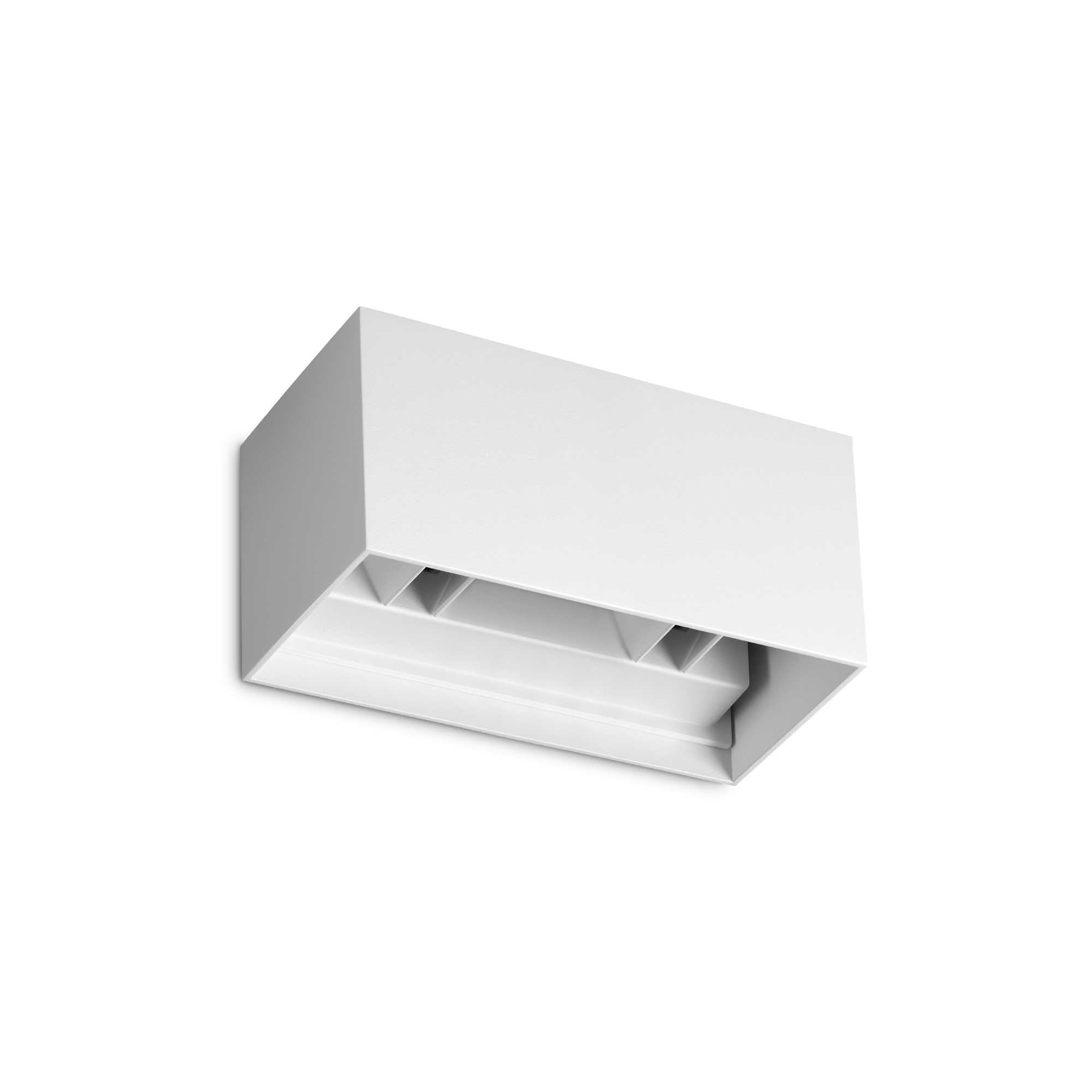 Ideal Lux Venkovní nástěnné LED svítidlo ATOM d.20cm Barva: Bílá
