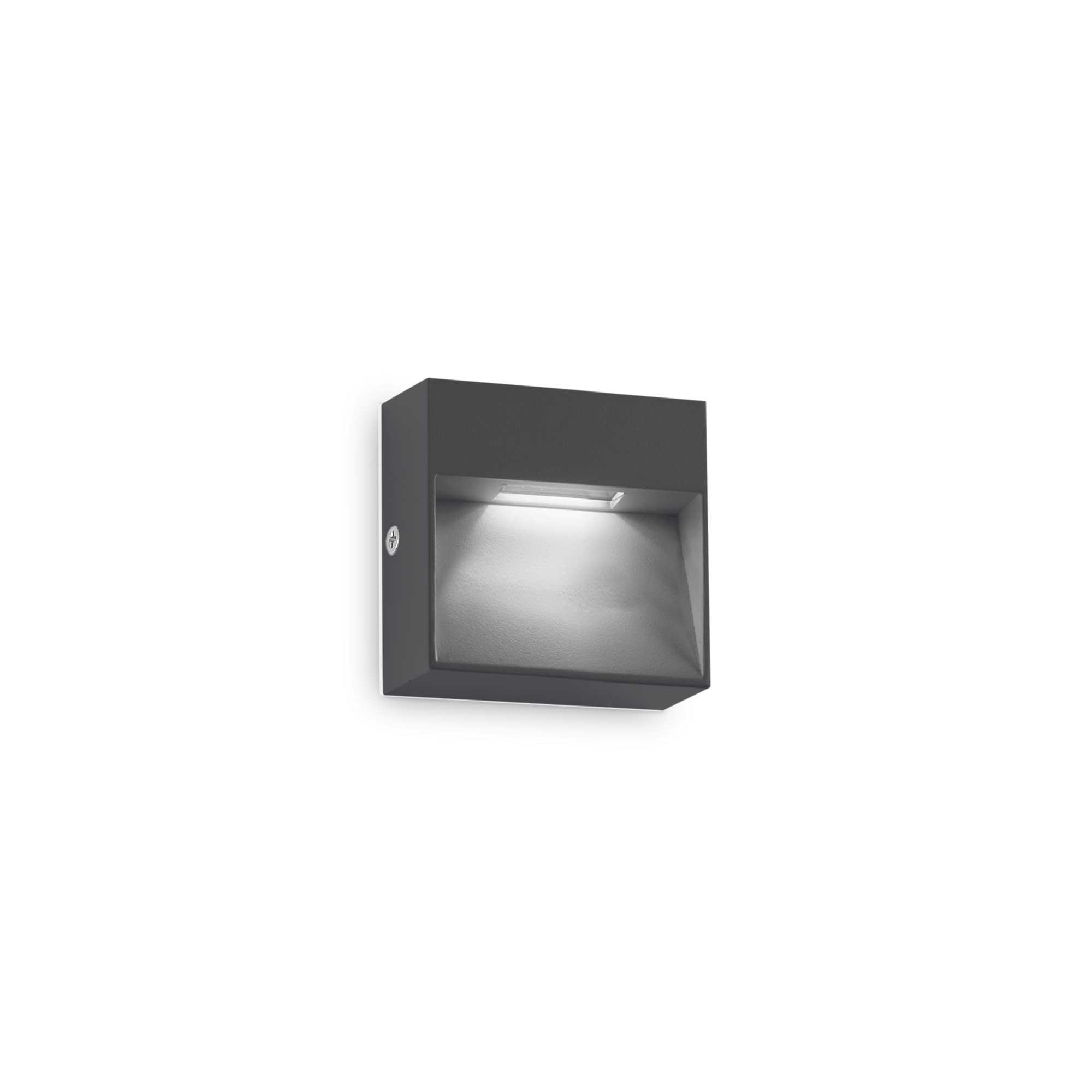 Ideal Lux Venkovní nástěnné LED svítidlo DEDRA v.10cm Barva: Antracit