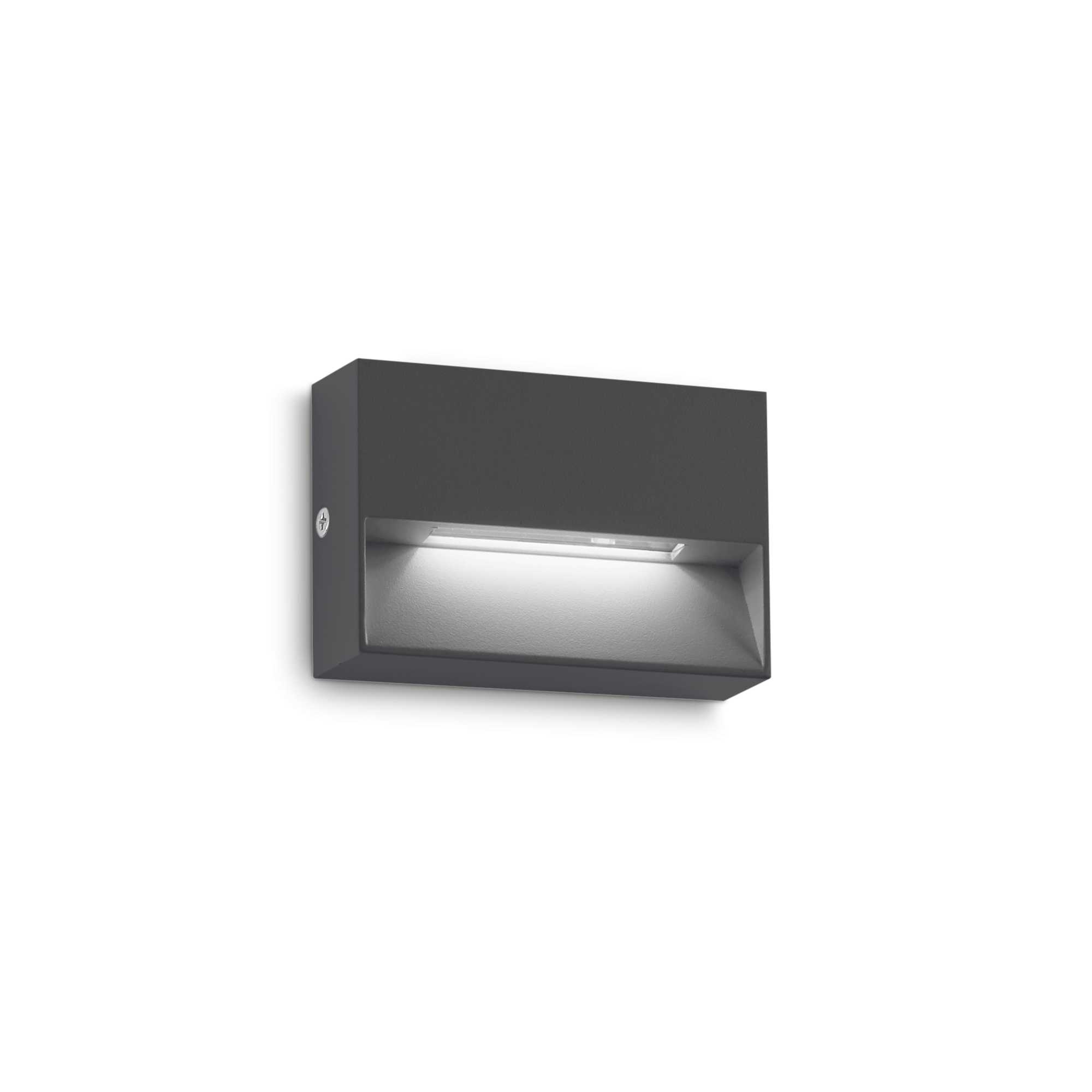 Ideal Lux Venkovní nástěnné LED svítidlo DEDRA v.6,6cm Barva: Antracit