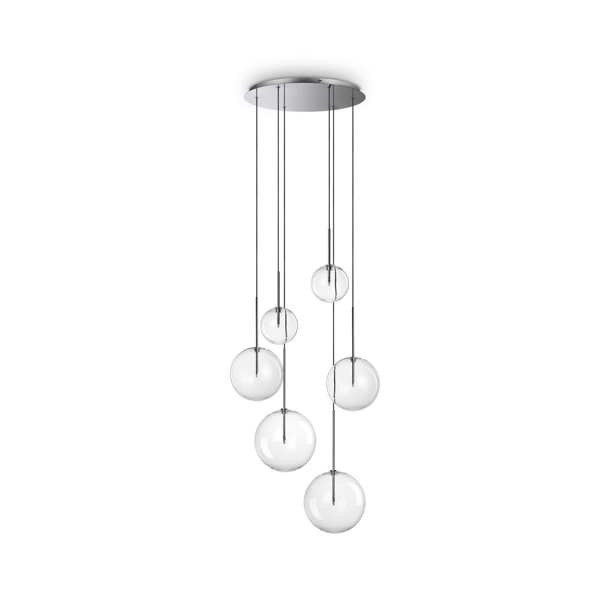 Ideal Lux Elegantní závěsné svítidlo EQUINOXE Barva: Chrom