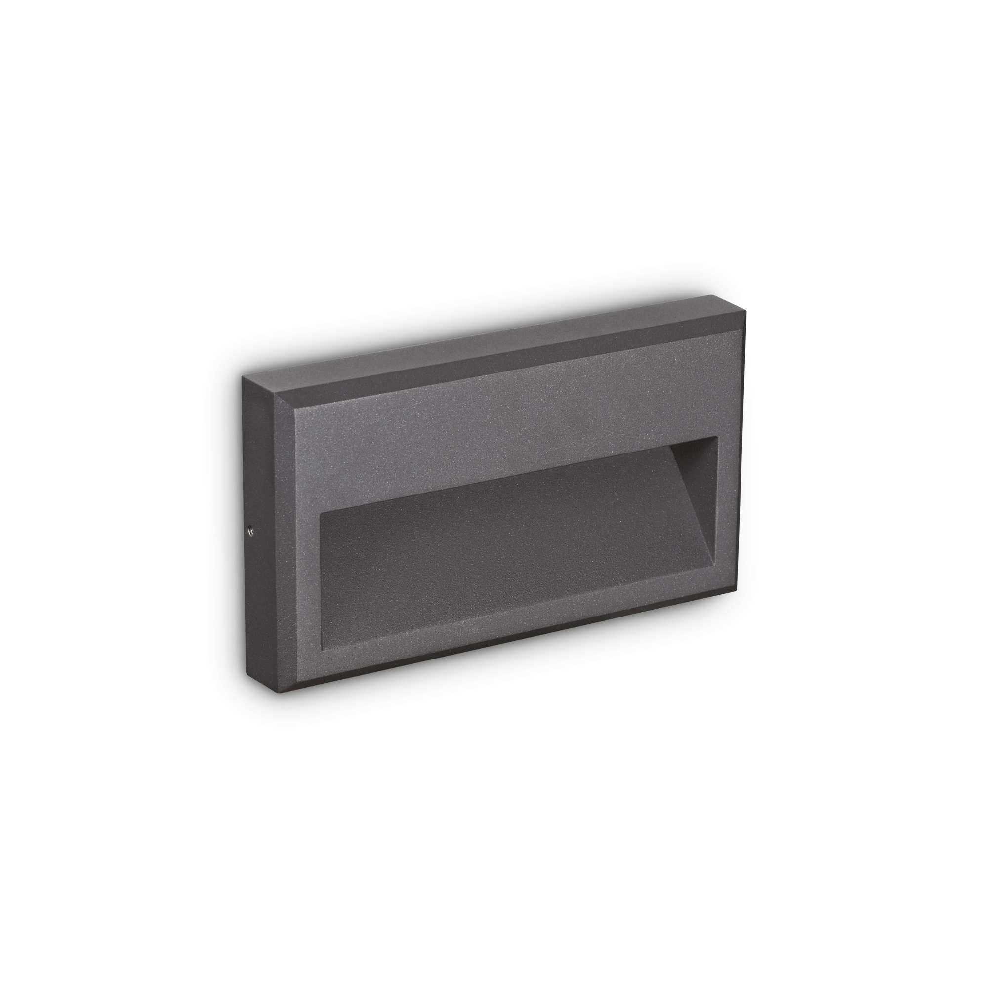 Ideal Lux Venkovní nástěnné LED svítidlo FEBE v.13cm Barva: Antracit