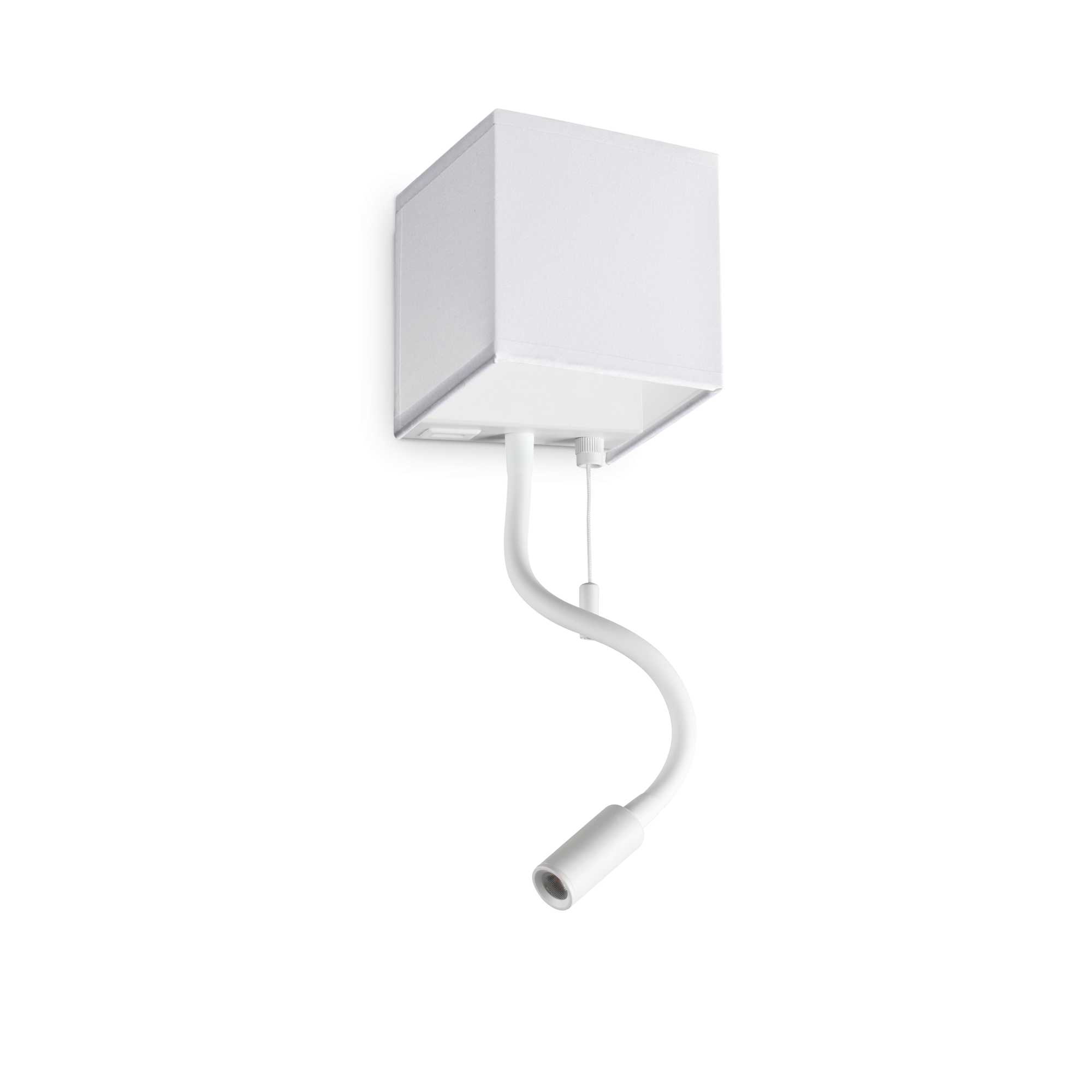 Ideal Lux Designové nástěnné svitidlo KID MAP2 se čtecí lampičkou Barva: Bílá