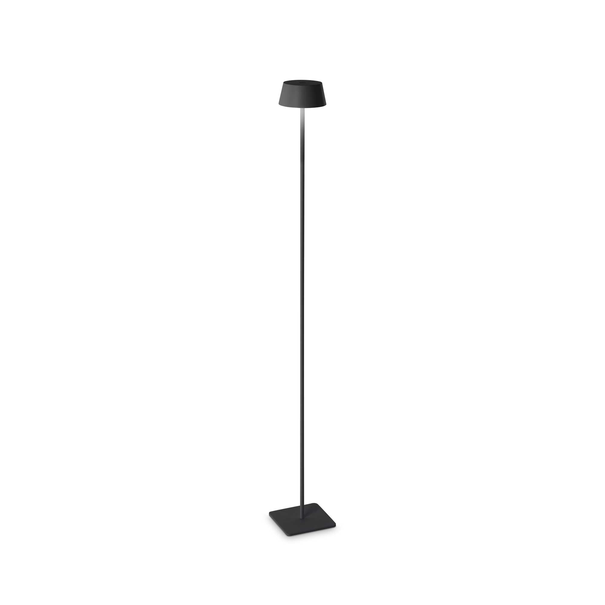 Ideal Lux Venkovní stojací LED lampa PURE Barva: Černá