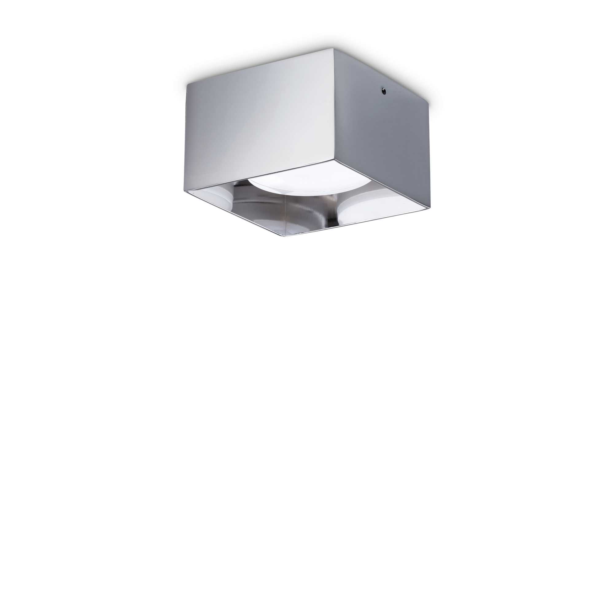 Ideal Lux Moderní stropní svítidlo SPIKE SQUARE Barva: Chrom