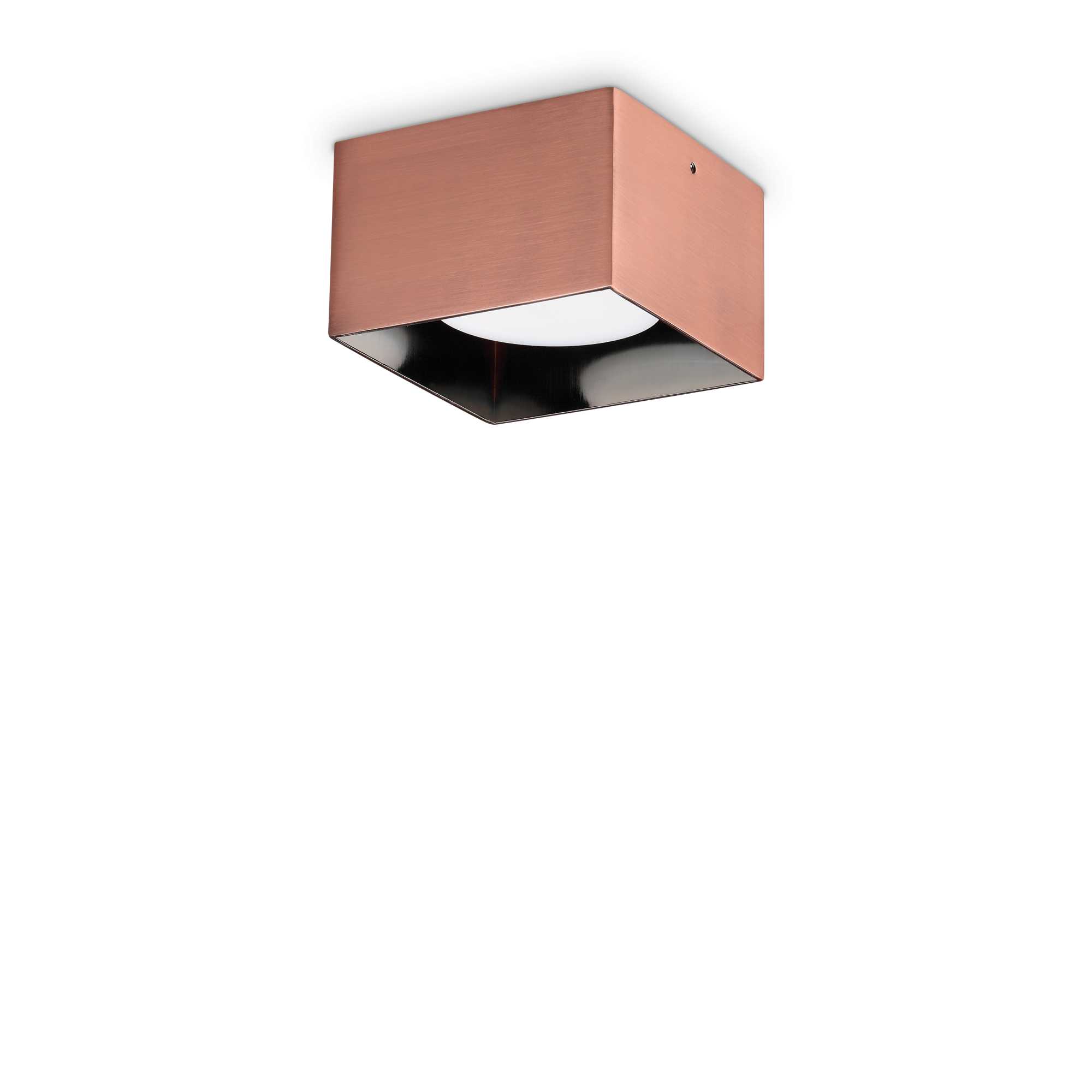 Ideal Lux Moderní stropní svítidlo SPIKE SQUARE Barva: Měď