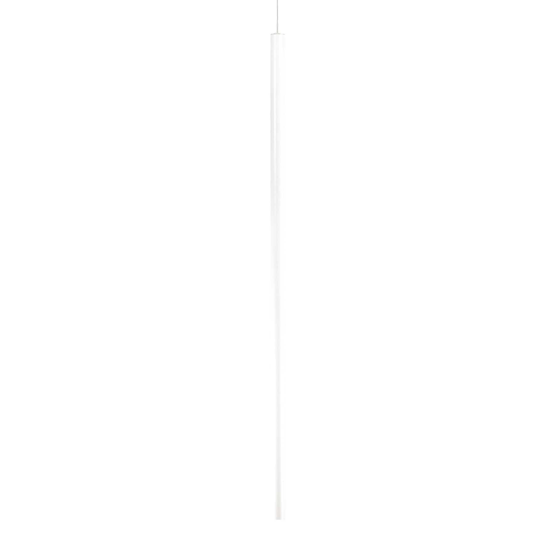 Ideal Lux Závěsné LED svítidlo ULTRATHIN round, v.100cm Barva: Bílá, Stmívání, řízení: bez stmívání