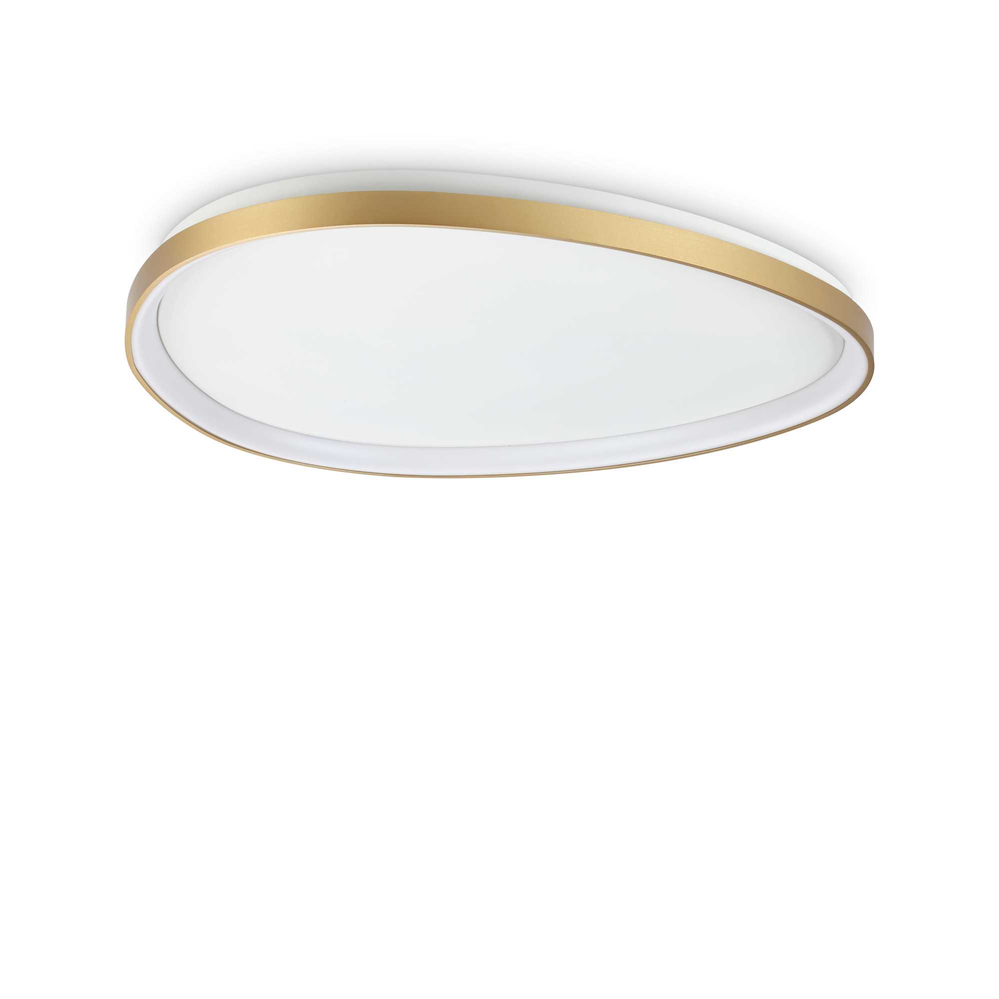 Ideal Lux Stropní LED svítidlo GEMINI ø81 cm Barva: Mosaz, Stmívání, řízení: bez stmívání