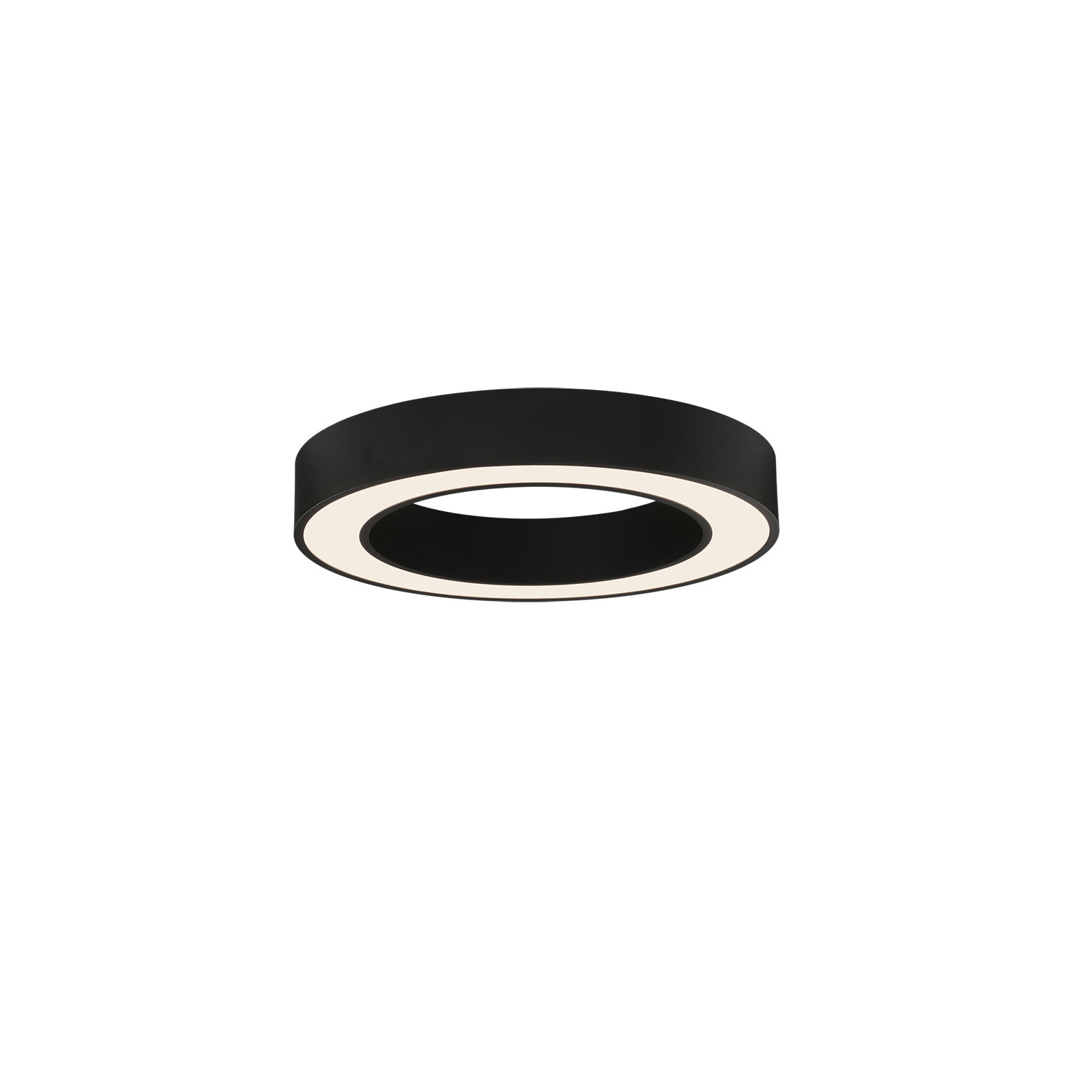 ACB Iluminacion Stropní LED svítidlo ALISO, ⌀ 47 cm, 40W, CRI90, CCT switch 2700-3000K Barva: Černá, Stmívání: Casambi