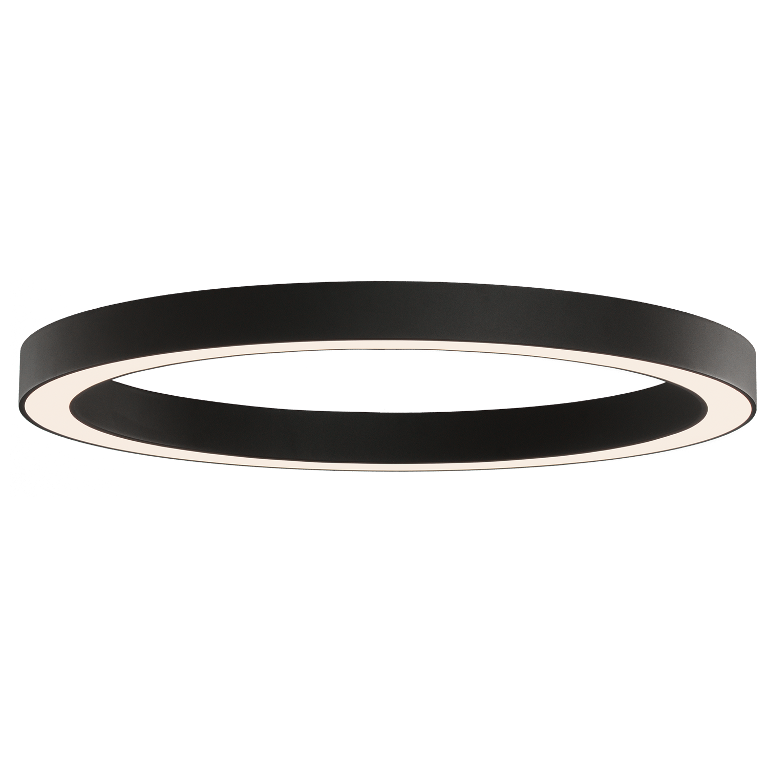 ACB Iluminacion Stropní LED svítidlo ALISO, ⌀ 80 cm, 75W, CRI90, CCT switch 2700-3000K Barva: Černá, Stmívání: Casambi